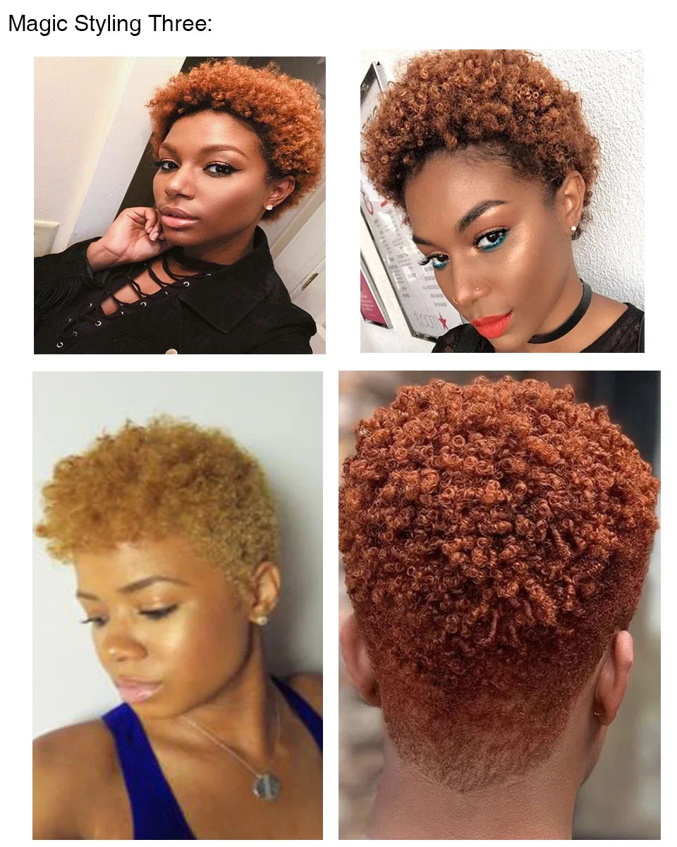 QVR Afro Kinky Bulk Hair No Attachment QVR Afro Curly Bulk Human Hair Rebecca Virgin Remy Dreadlock 50G/Pack Highlight Braids