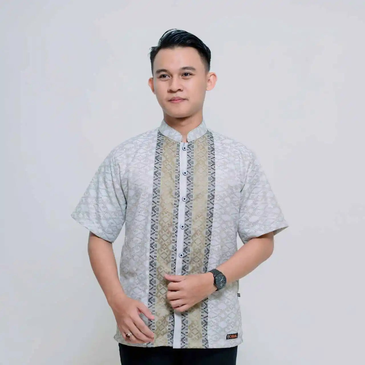 2025 Vintage African Style Men's Retro Ethnic Tribal Short Sleeve Shirt Tops Fashion Casual Vacation Streetwear Men's Shirt
