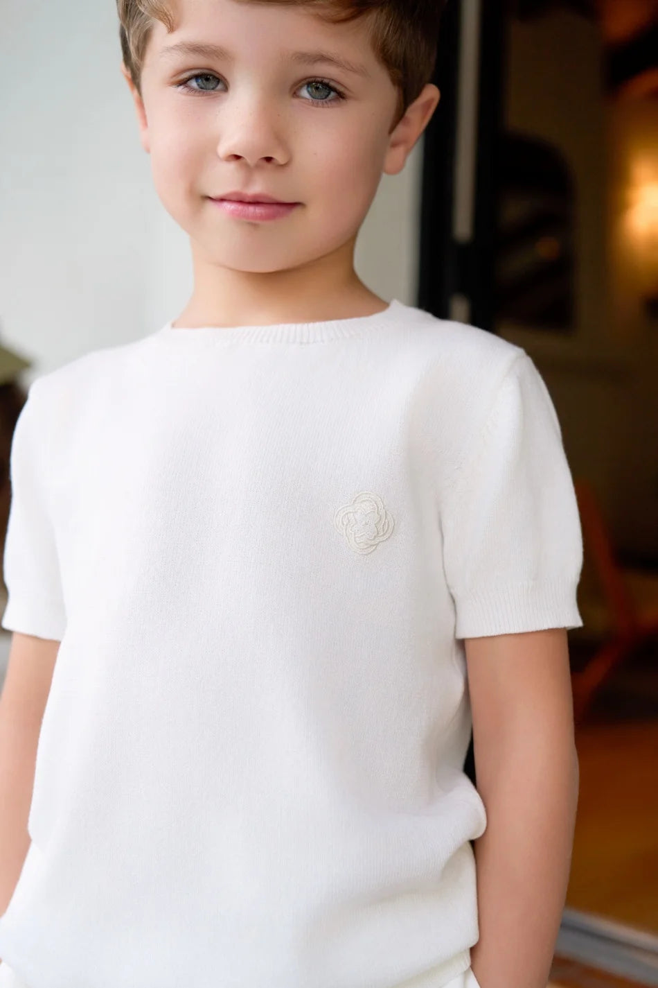 AS SS26 meadow collection pale yellow floral shabbos girls smocking dress pinstripe boys familly match clothes
