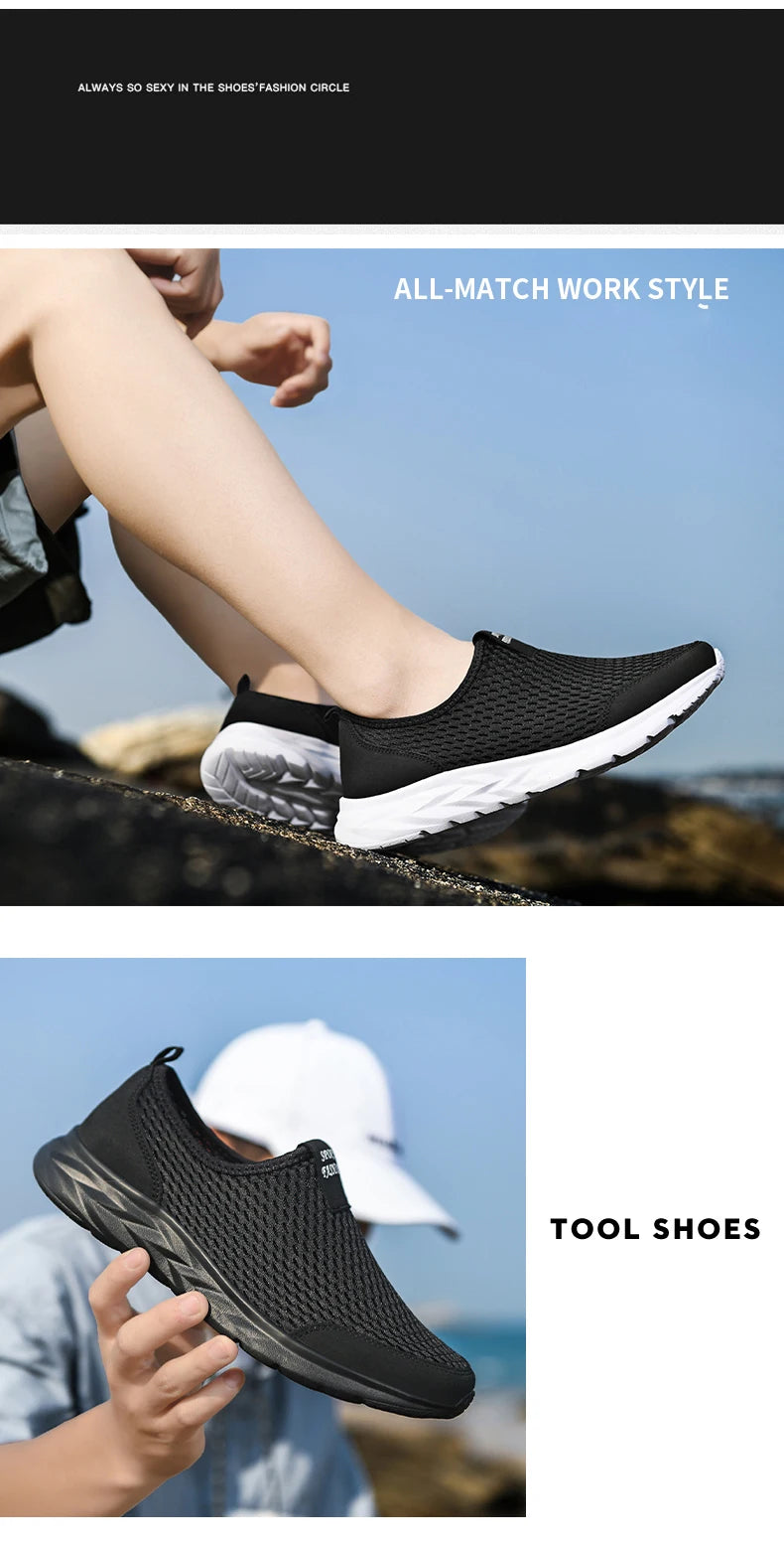 Vulcanize Shoes Men Sneakers Breathable Men Casual Shoes Non-slip Male Loafers Men Shoes Lightweight Tenis Masculino Wholesale