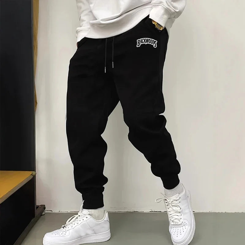 Male Home Outdoor Comfortable Jogging Pants Man Casual Sweatpants High Quality Soft Drawstring Long Trousers Daily Sport Joggers