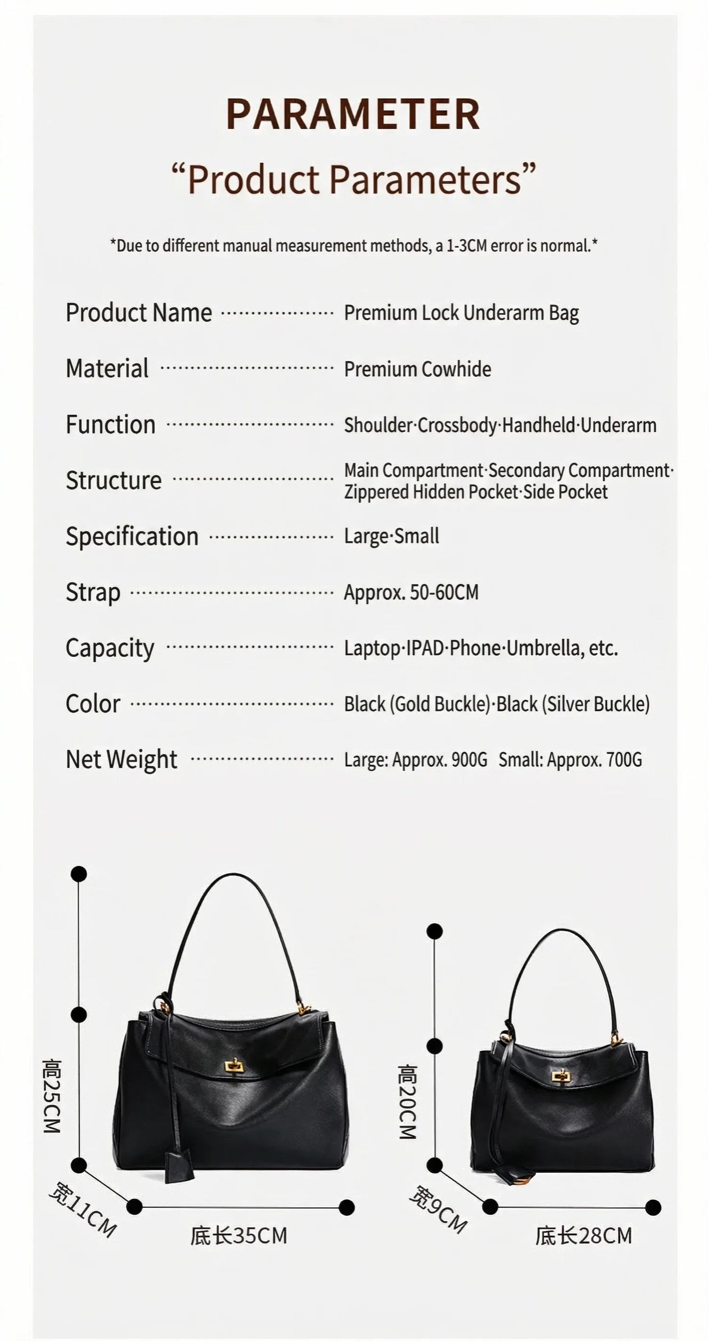 2026 large Genuine leather shoulder bag armpit top layer cowhide large capacity women's commuting high-end tote bag