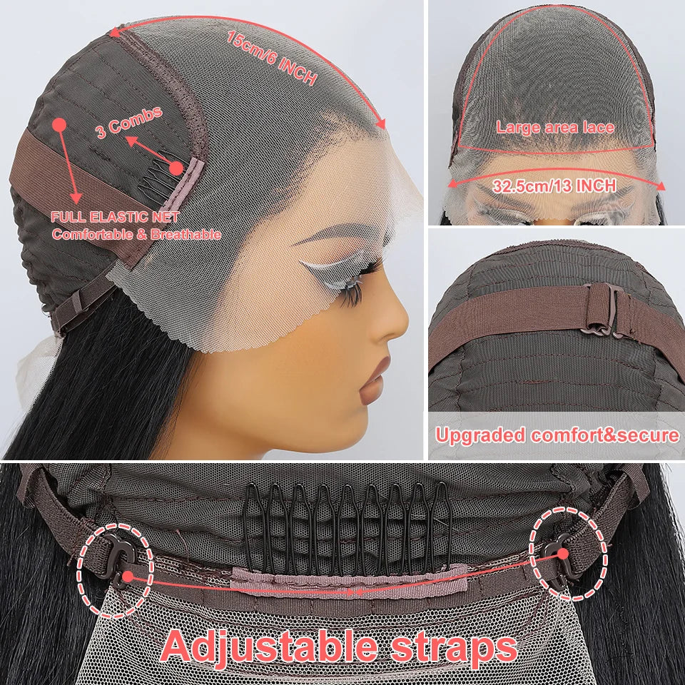30 Inch Lace Frontal Wig Synthetic 13X6 Straight Hair Lace Wig For Afro Women High Temperture Fiber Blond Women Lace Frontal Wig