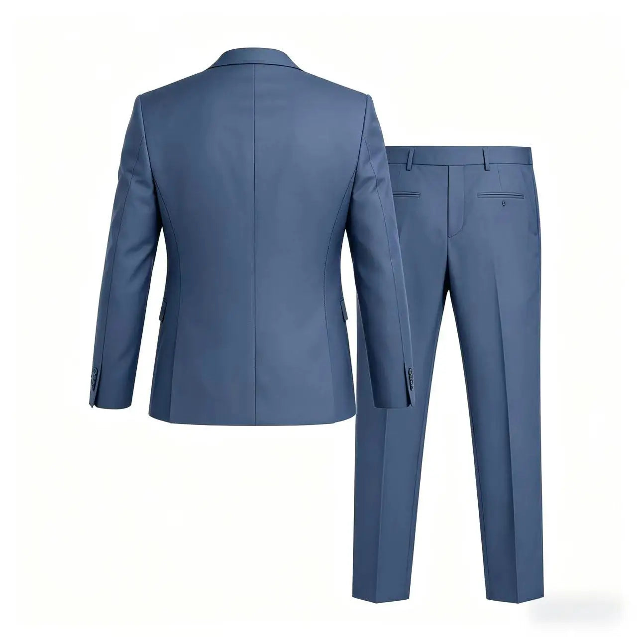 Men's Suit 3 Piece Set Blazer Vest Pants Slim Fit Formal Business Jacket Wedding Tuxedo for Groom Groomsman Business Banquet