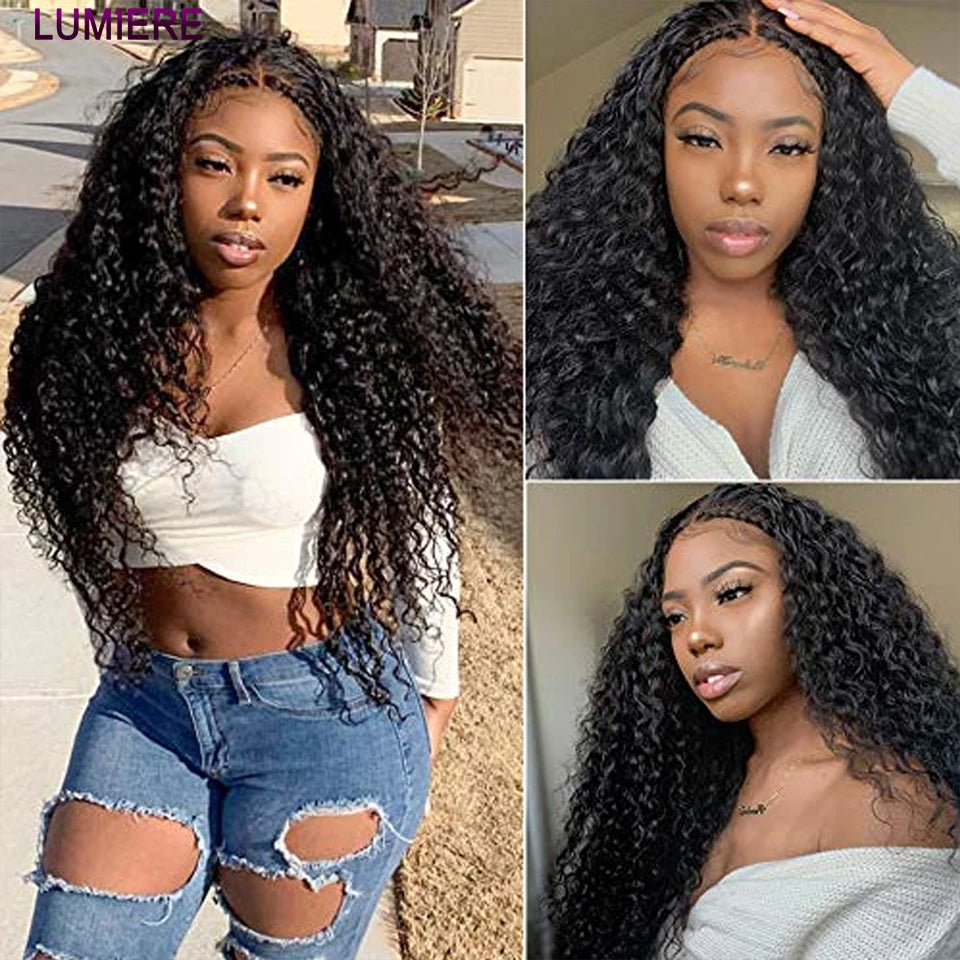 Wholesale 30 34”Deep Afro Kinky Curly human hair bundles Bulk Peruvian Bundles Hair Weaving 100% Raw Virgin Human Hair Extension