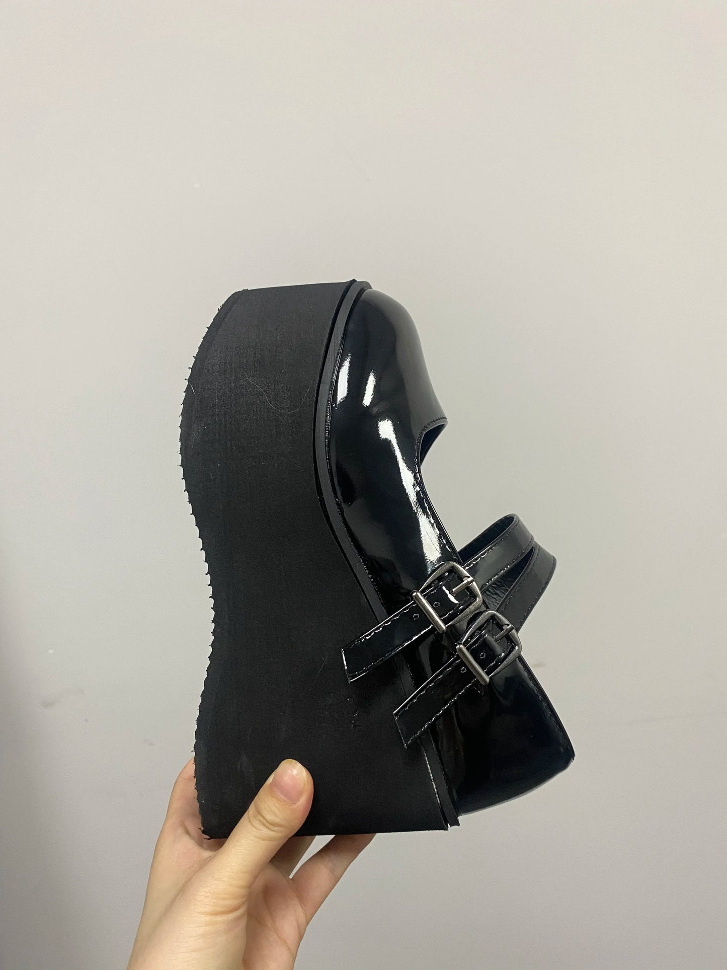 Women Pumps Super High Heel Platform Wedge Spring Ladies Sandals Belt Buckle Classic Sweet Punk Female Lolita Shoes