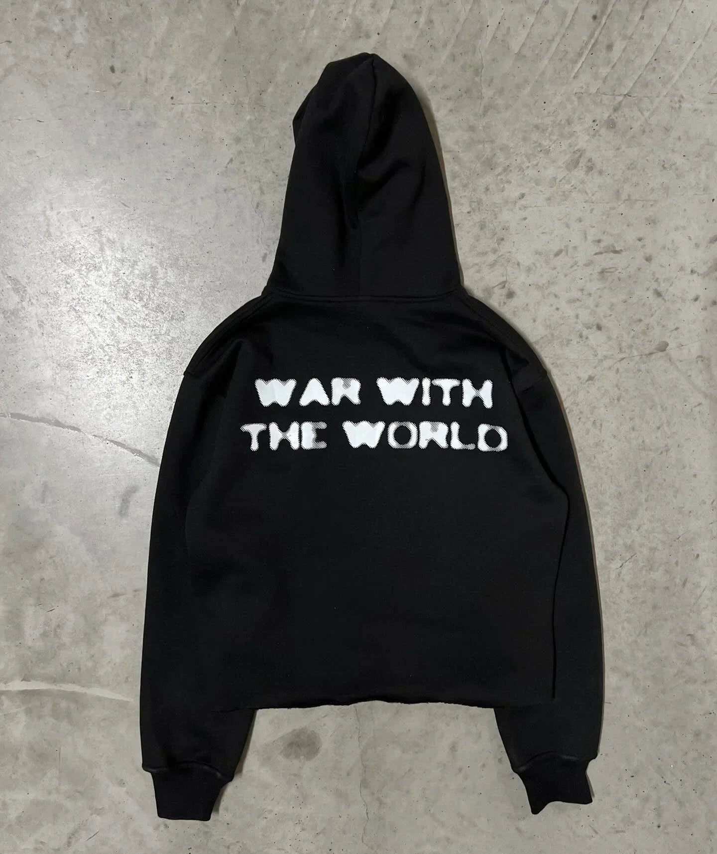Women's large hooded sweatshirt retro long sleeved streetwear with portrait print Y2K Gothic Harajuku sweater from the 2000s
