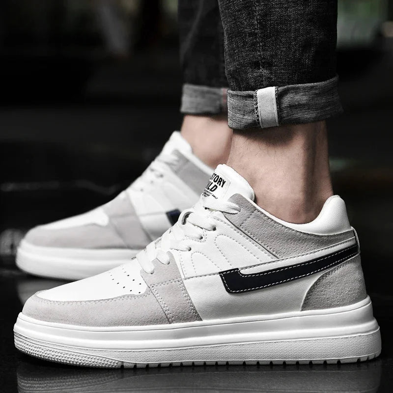 Genuine Leather Height Increasing Elevator Shoes Men Woman Height Increase Shoes 6cm 8cm 10cm Man Sneakers Sport Casual Shoes