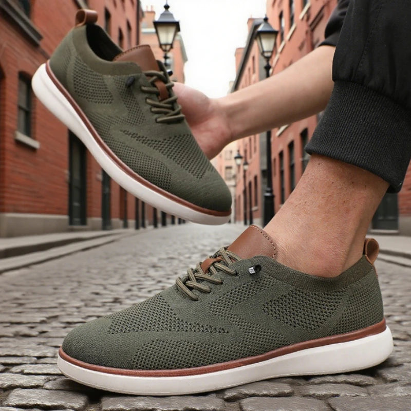 Men Sneakers Breathable Mesh Design Fashionable Lightweight Comfortable Casual Shoes Daily Walking Travel Shoes Tenis Masculino