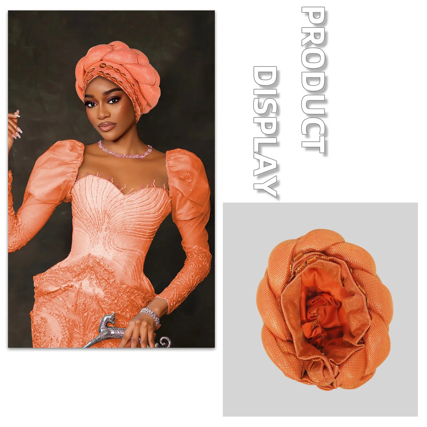 Fashion Hats for Women African Headtie Turban Auto Gele Head Wraps Cap Wedding Party Muslim Hijab Bonnet Headscarf Nigeria Geles