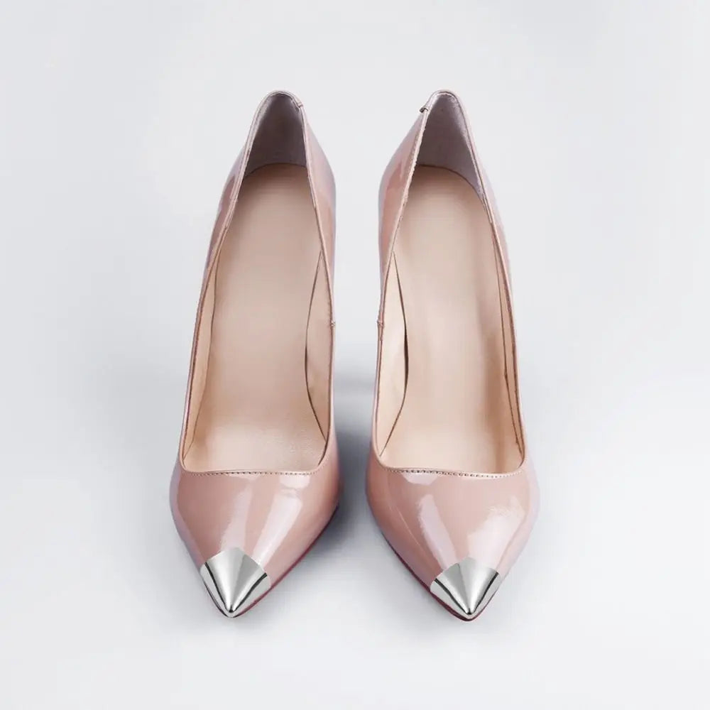 1Pairs Anti Wear Shoe Clips for Ladies Metal High Heels Tip Cap Women Shoe Pointed Protector Elegant Shoe Repair Accessories