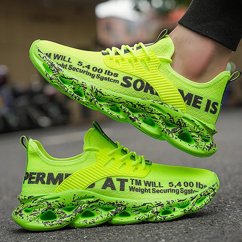 Men’s Sneakers Comfortable Breathable Platform Shoes Man Running Shoes Breathable Comfortable Fashion Walking Sneakers