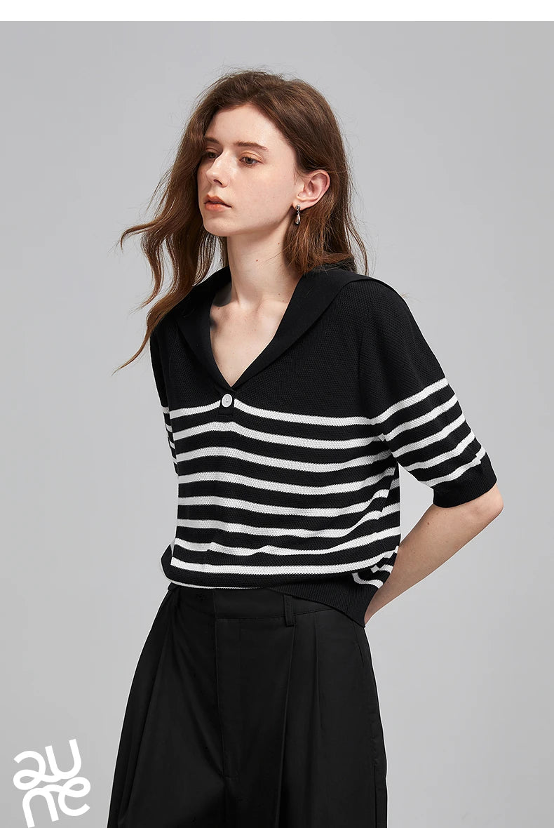 TOYOUTH  Women Knitwear 2025 Summer New Tops 8523015