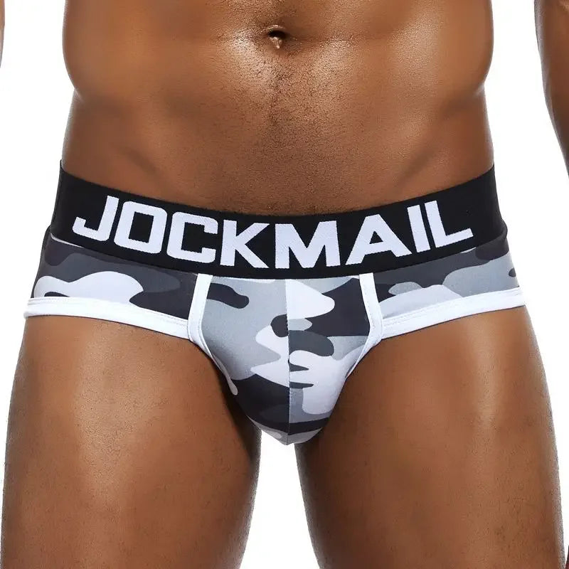 Animal Cartoon Print Men Underwear Nylon Ice Silk Sexy Men Briefs Breathable Slip Cueca Gay Male Panties Underpants Briefs