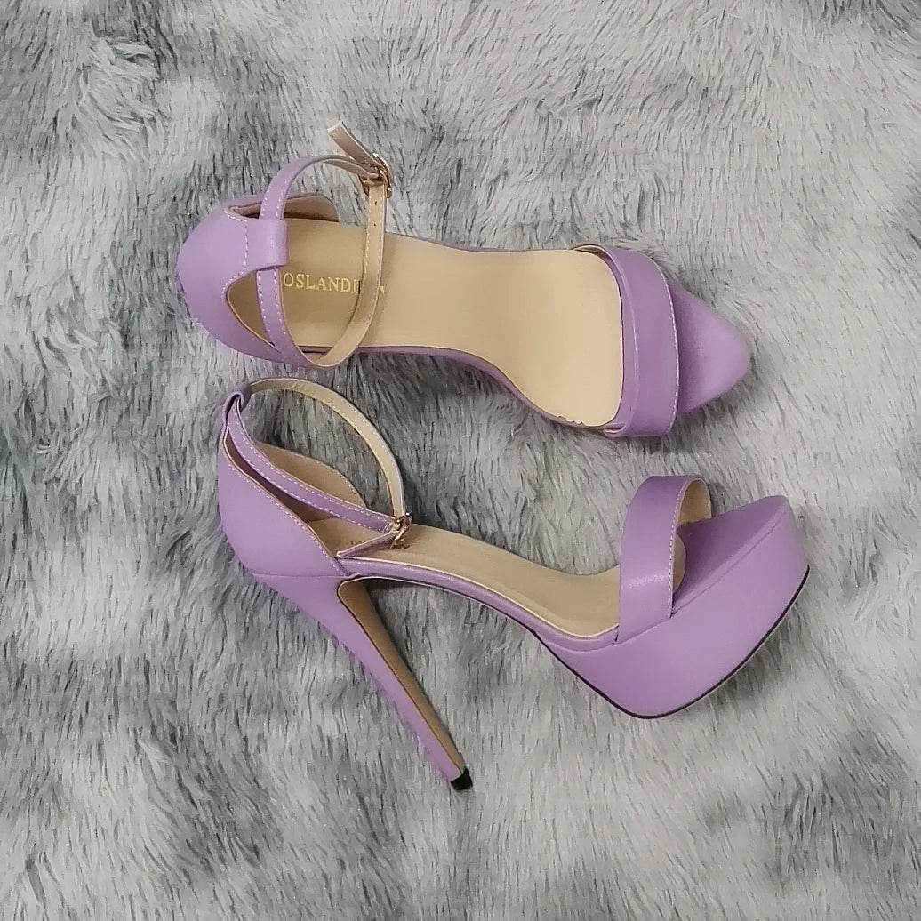 New Women Sandals Sexy 14cm Supper Flash High Heels Patent Leather Open Toes Platform Sandal Nighclub Party Red Wedding Shoes