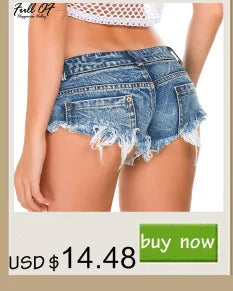 Sexy streetwear low rise denim shorts women summer short hot pants rave outfits beach party club jeans sweat booty jean shorts