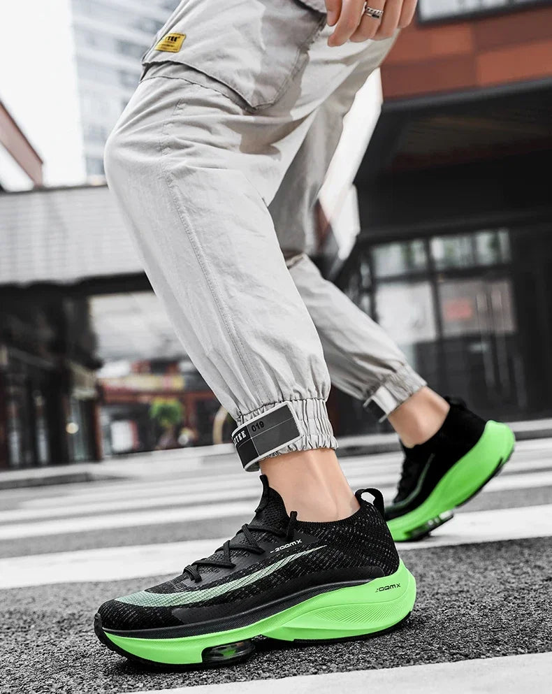 Men Running Shoes Air Cushion Breathable Training Lightweight Shoes Sneakers Marathon Women Comfortable Athletic Sports Shoes