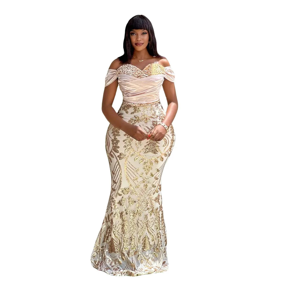African Dresses For Women Muslim Fashion Abayas Boubou Dashiki Ankara Outfits Evening Gown Dubai Kaftan Abaya Robe Marocaine