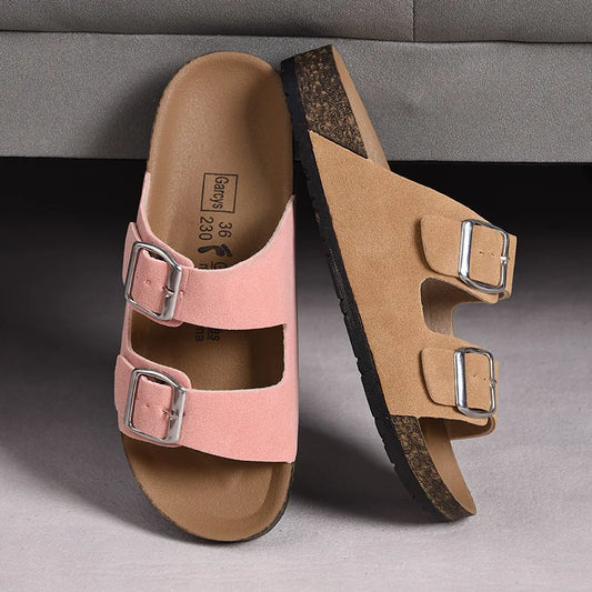 Fashionable modern men's and women's sandals are comfortable and versatile for summer, beach, and outdoor use