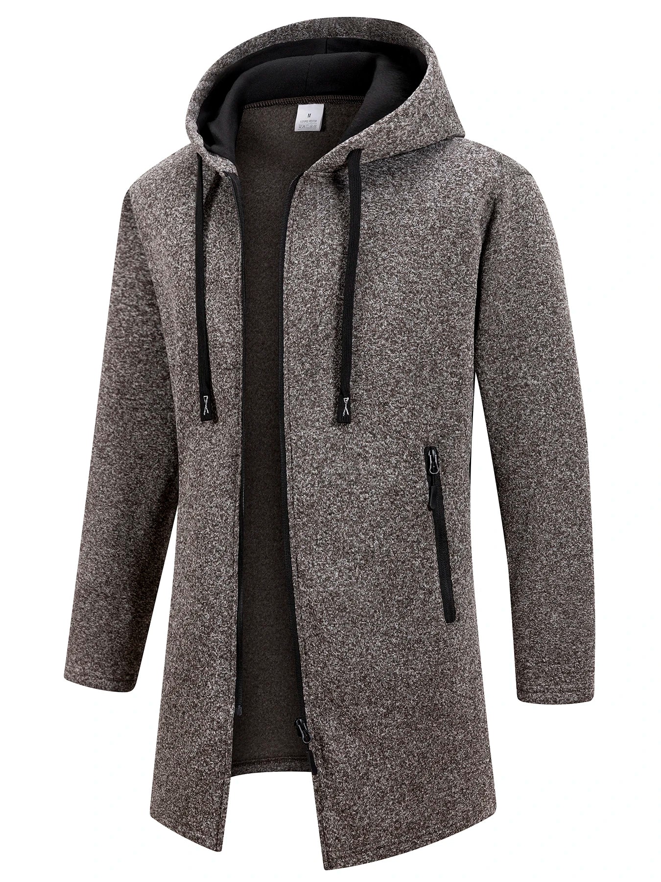 Men's Hoodies Jacket Long Sleeve Sweatshirts Zipper Hooded Jacket Mens Oversize Winter Top Jacket Coat Warm Streetwear