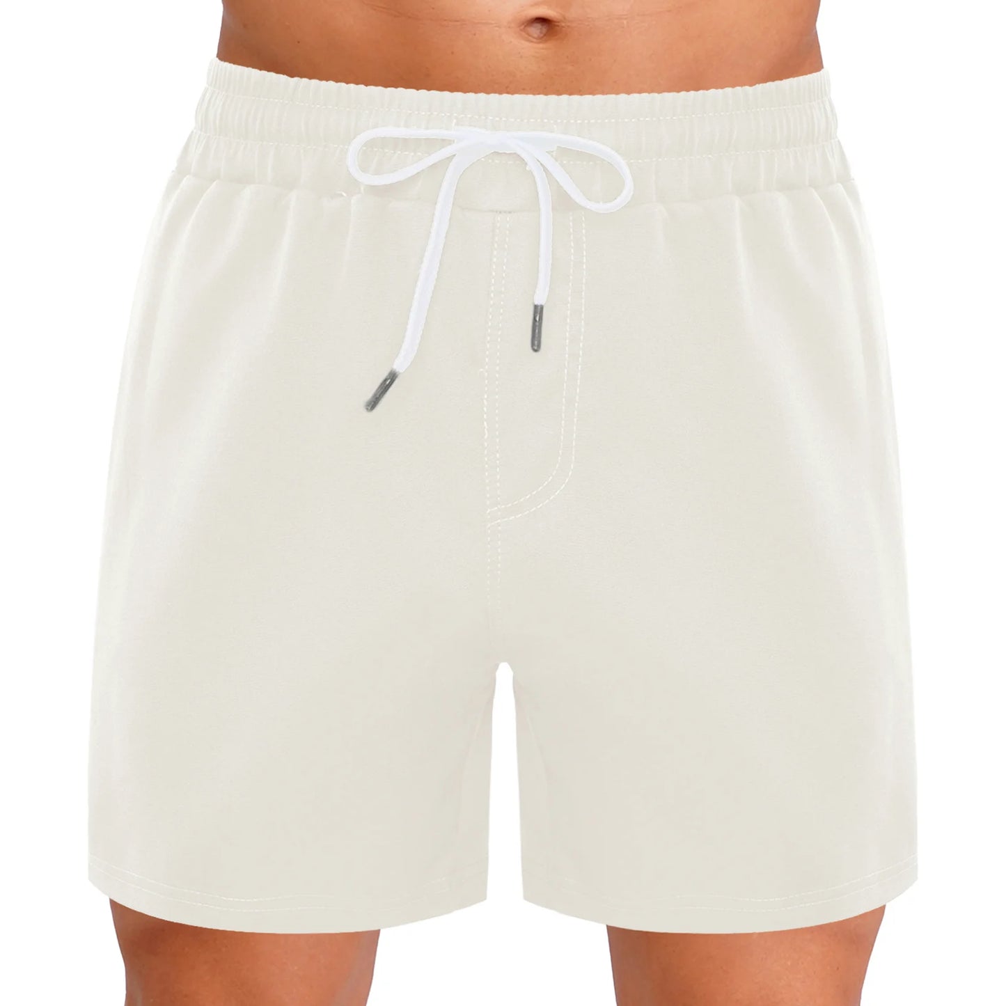 Mens Athletic Sports Shorts with Pocket Sides Invisible Zipper Quick-Drying Beach Shorts Workout Basketball Cycling Gym Fitness