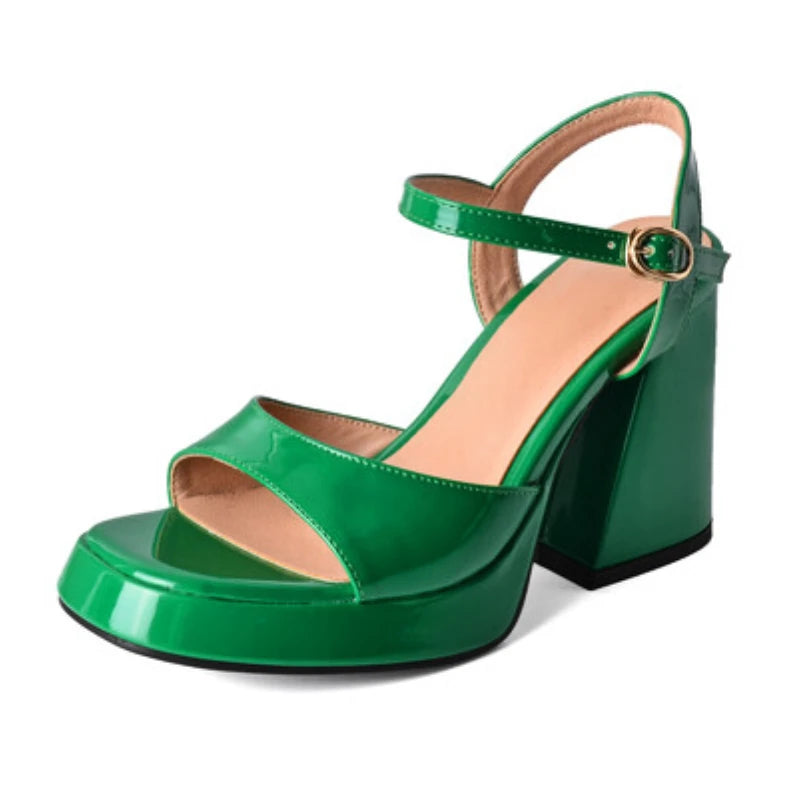 2023 Summer New Shoes Woman Brand Women's Platform Shoes Fashion Comfortable Thick Sole Sandals Square High Heels