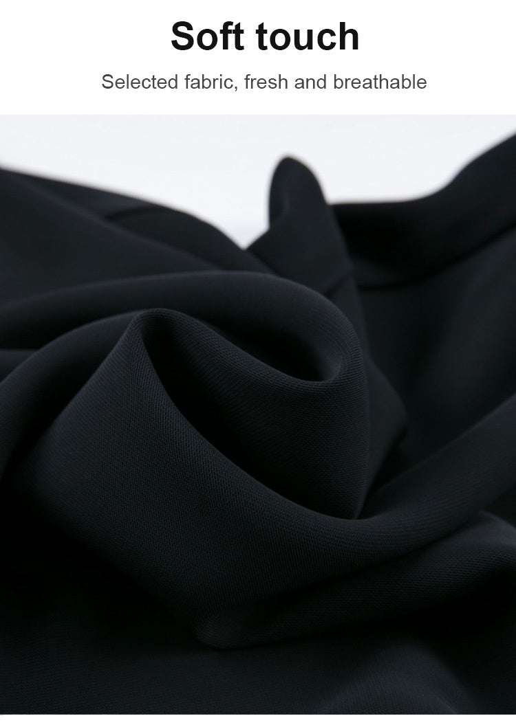 Women's Nine Loose Skirt Pants Draped Wide Leg Pants Spring Cool High Waist Slim Fashion Big Leg Pants Street Lounge Trousers