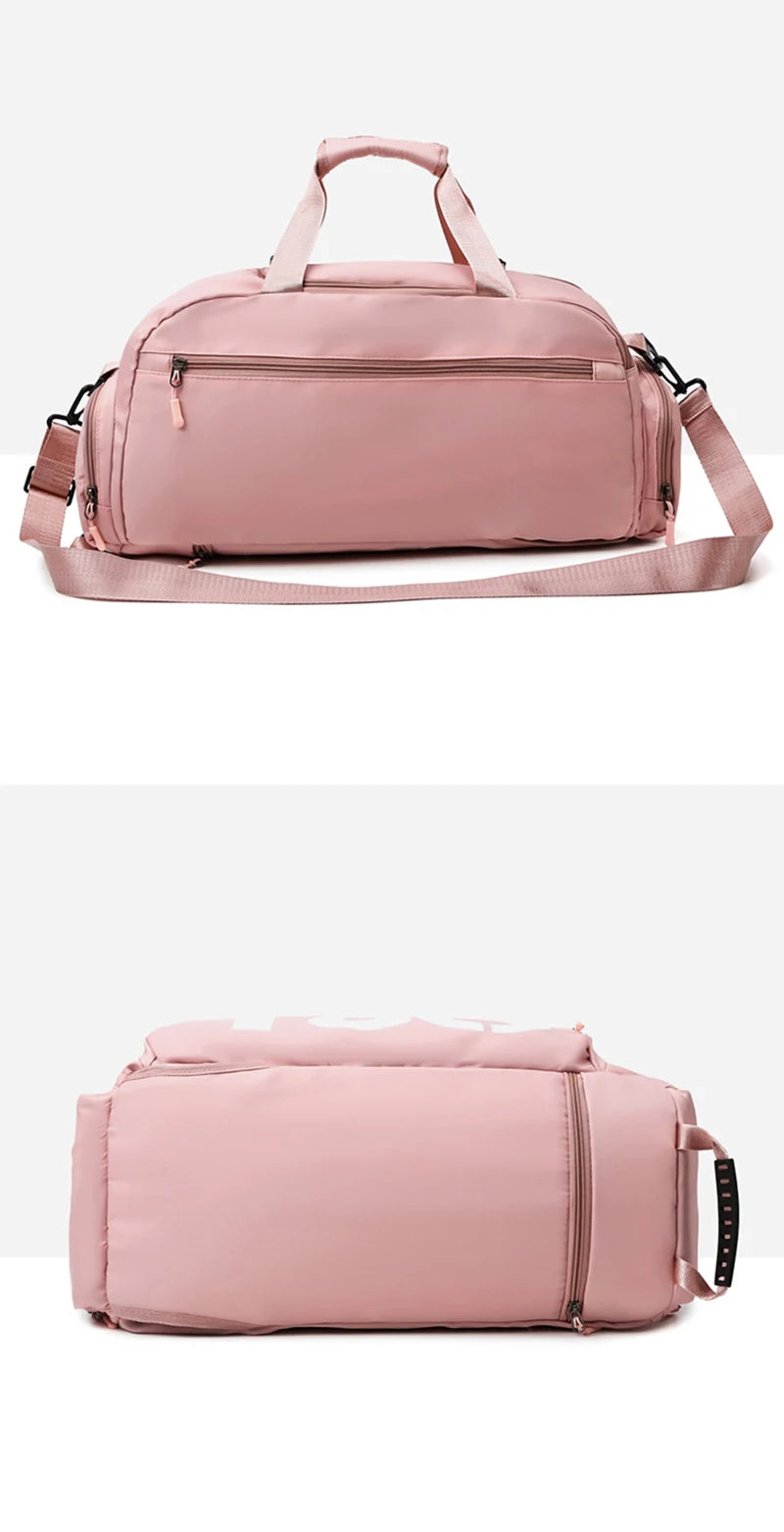 Women's Handbag T80 Gym Sports Backpack for Man Hand Bag Fitness Travel Tote Shoe Shoulder Duffle Crossbody Portable Boston Bag