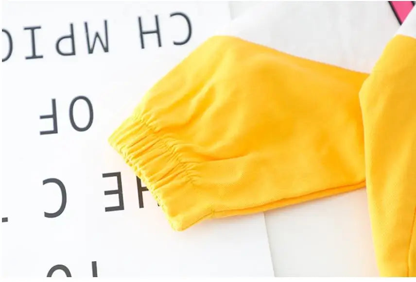Fashion Autumn Children Suits Baby Boys Girls Clothes stamp Cotton T-Shirt Pants 2Pcs/sets Spring Toddler Clothing Sport Suits