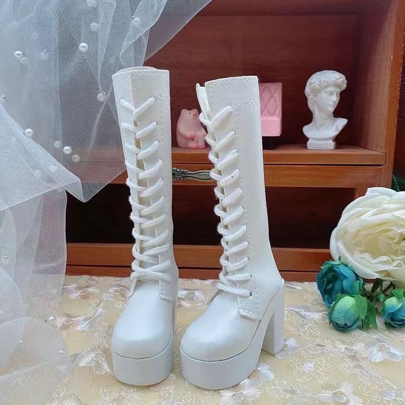 Fashion 60cm Doll Shoes Boots 1/3 Bjd Doll Shoes 7.5cm Foot Wear Simulation Shoes Toy Doll Accessories