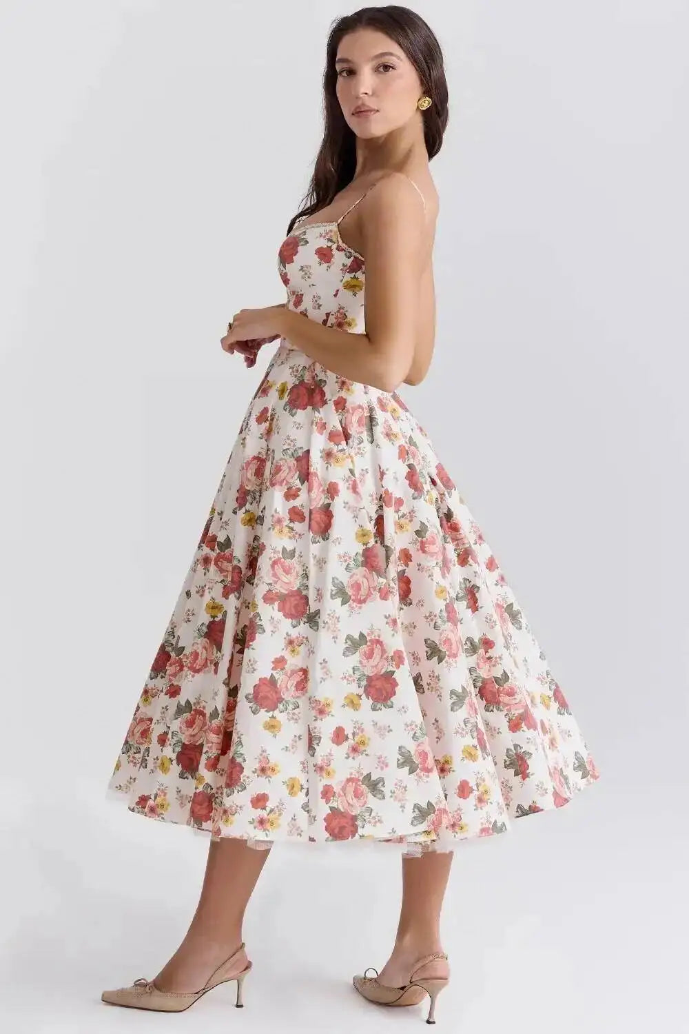 2026 Spring/summer High End Satin Strapless Heavy Industry French Waist Strap Sexy Hot Girl Medium Long Dress Women Elegant