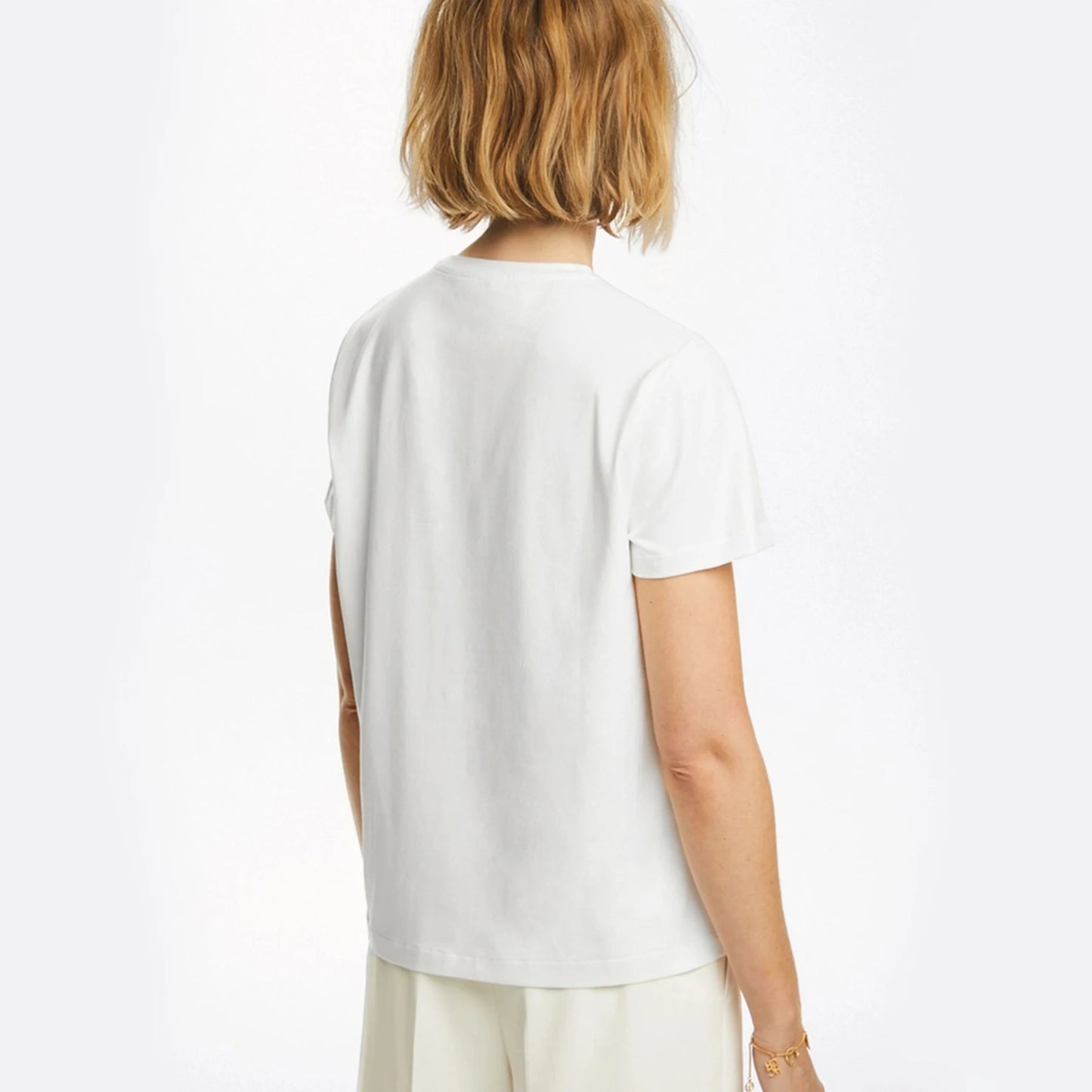 CHCH 2024 New Women's Summer T-shirt Short Sleeve Heavy Craft Embroidery T-shirt Women's Fashion Casual Women's Short Sleeve