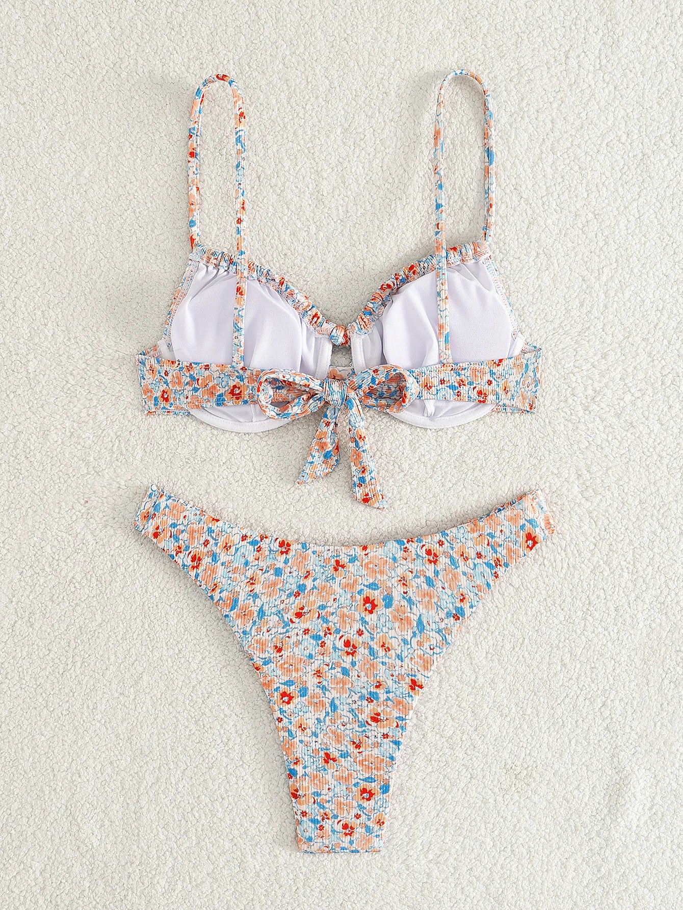 Floral Print Bathing Suit Brazilian Biquinis Swimming Suit for Women 2025 New Summer Bikini Micro Swimsuit Sexy Swimwear Bather