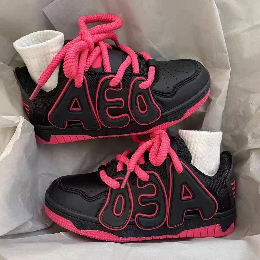 Sneakers Lace Up Athletic Shoes for Women Sports Light H Comfortable and Elegant Woman Footwear Original Deals Designer Luxury A