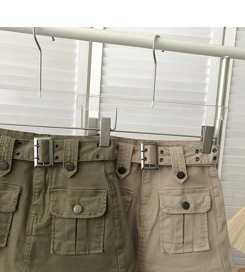 Design Sense Denim Skirt Pants Women's 2026 Summer Korean Version Hip Skirt