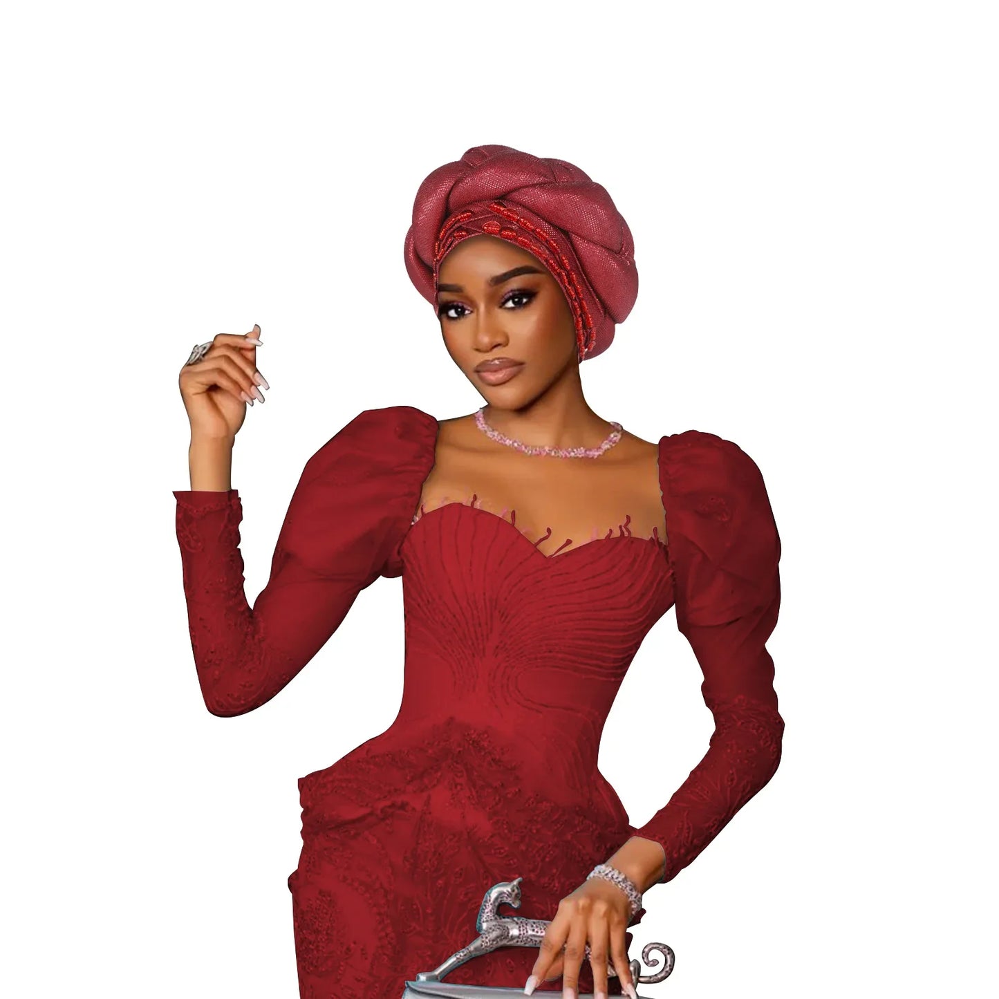 Fashion Hats for Women African Headtie Turban Auto Gele Head Wraps Cap Wedding Party Muslim Hijab Bonnet Headscarf Nigeria Geles