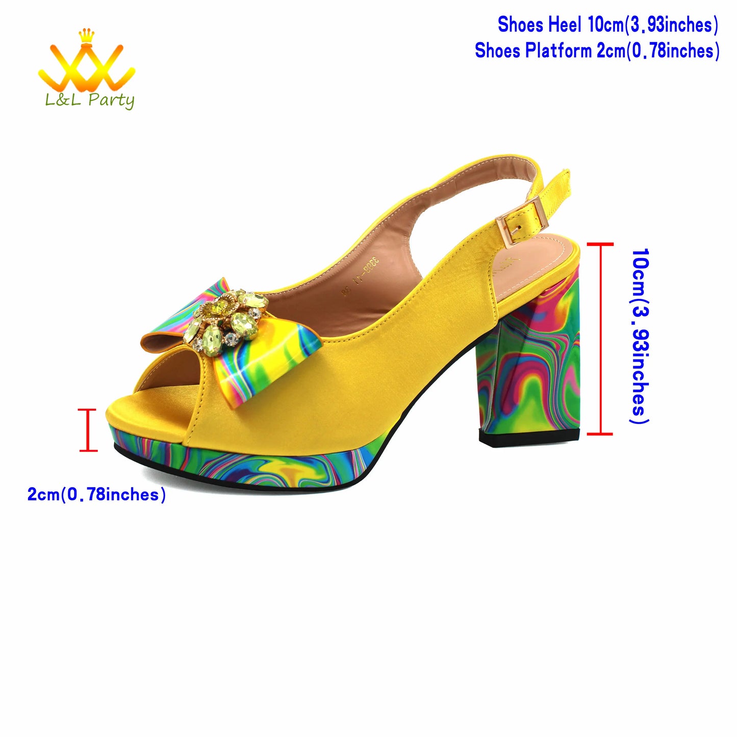 Coffee Color INS Hot Sale New Arrivals 2024 Italian Design Shoes Matching Bag Set Super High Heels Pumps for Garden Party