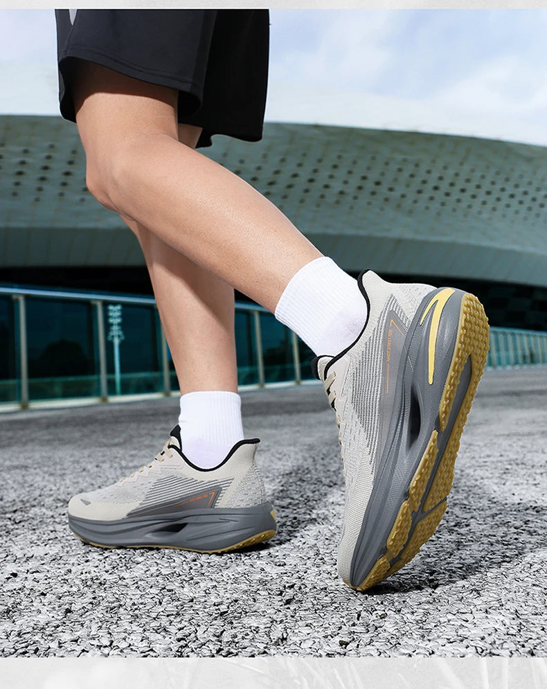 Running Shoes Carbon Board Speciality Marathon Men Sports Breathable Lightweight Women's Comfortable Athletic Nonskid Sneakers