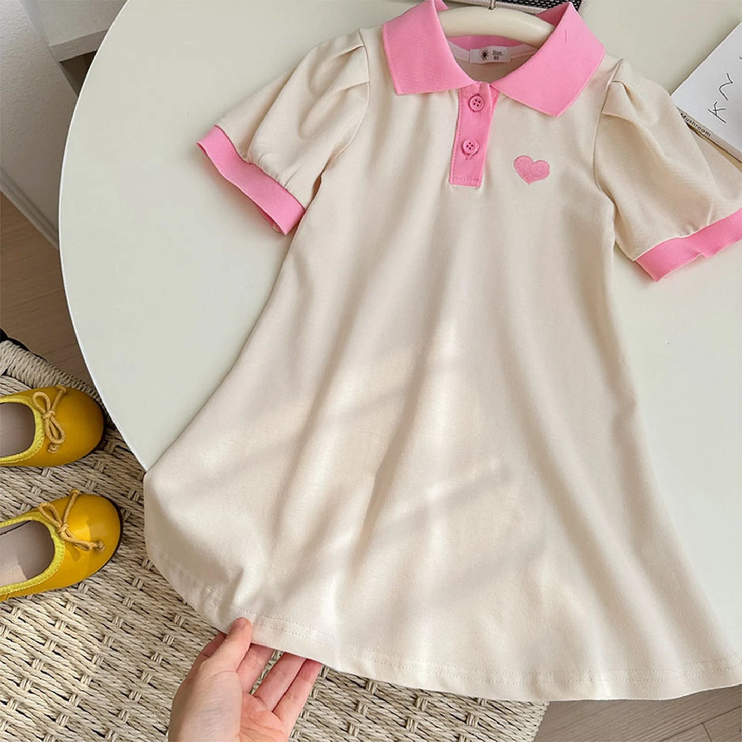 Kids Girls Summer Fashion Casual Sweet A-line Dress Playwear Sundress for Birthday Party Daily School Beach Vacation Photography