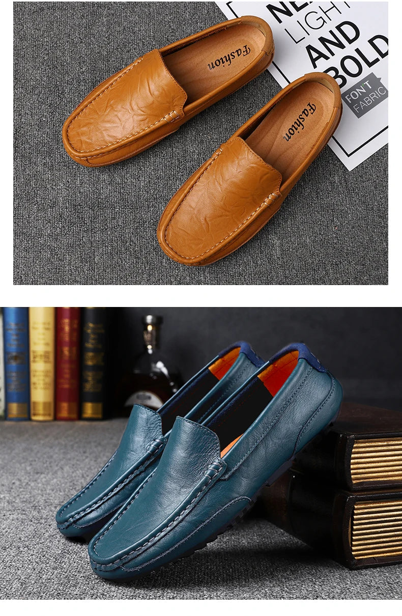 Men's shoes 2023 Casual fashion Men's casual wear Formal men's driving shoes Casual men leather shoes