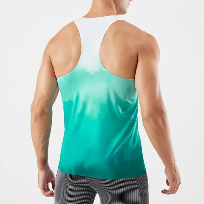 Fitness Vest Men Marathon Lightweight Women Racerback Couple Running Quick Dry Tank Tops Gym Clothing Traning Sports Singlet Man