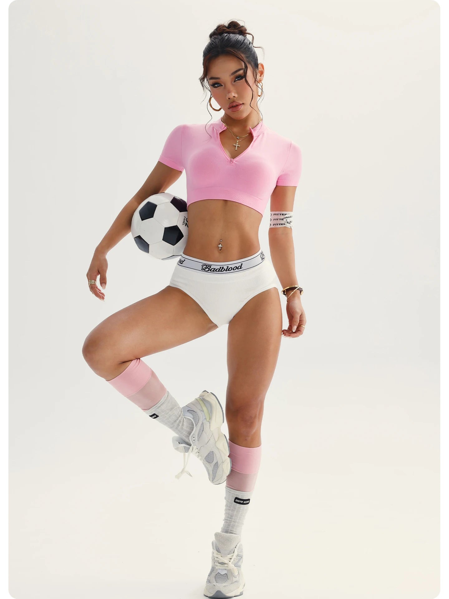 Seamless Yoga Crop Top Women Half Zip Mock Neck Short Sleeve Sports T-shirt Gym Workout Top Slim Fit Fitness Tights Sportswear