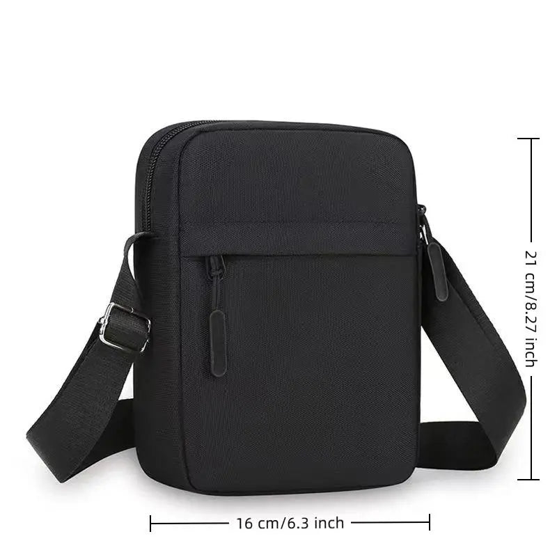 Men's And Women's Single-Shoulder Bags Crossbody Bags Solid-Colored Single-Shoulder Small Bags Lightweight Mobile Phone Bags
