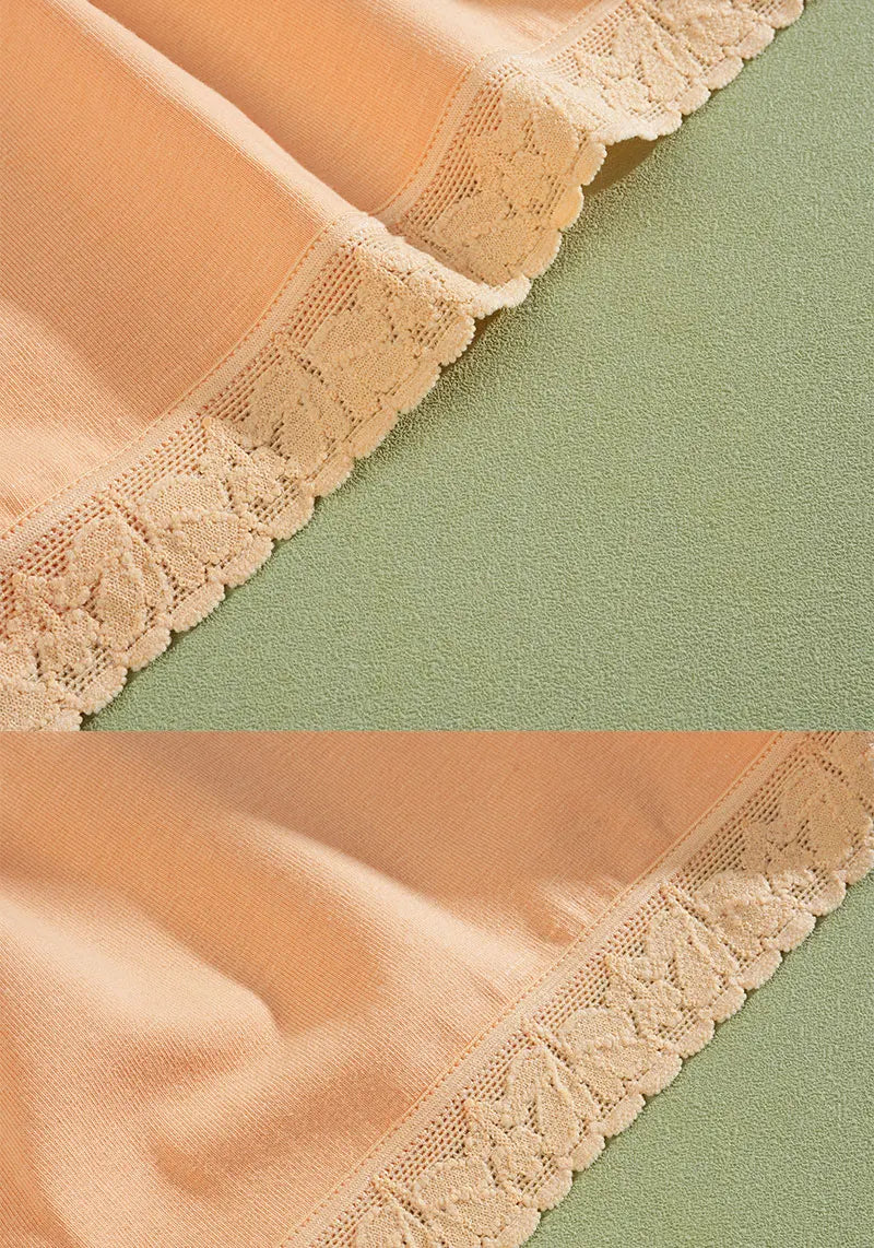 FINETOO 5PCS/Set Women Cotton Panties Sexy Low Waist Briefs Lace Cotton Female Comfortable Underwear Solid Color Soft Lingerie