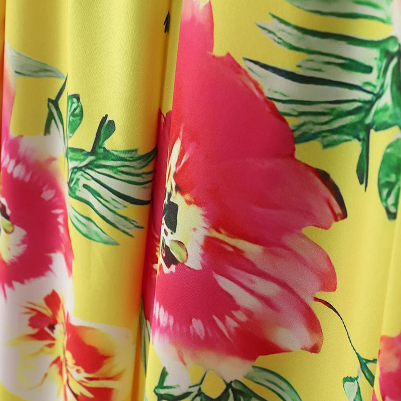 ZANZEA Women Floral Printed Bohemian Sundress 2026 Summer Tank Dress Fashion Sleeveless Waisted Robe Casual Party Maxi Dresses