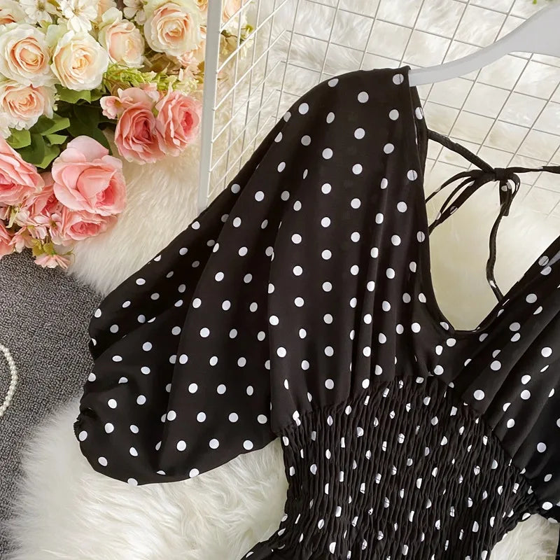 V Neck Sexy Dolman Sleeves Waist Slim Floral Print Jumpsuit Women Wide Leg Trousers Jumpsuit