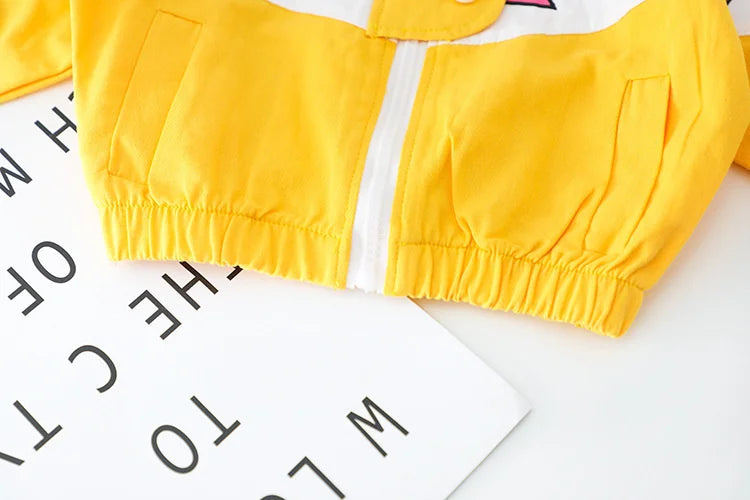 Fashion Children Boys Girls Clothing Suit Spring Autumn Baby Cotton Jacket Pants 2Pcs/Sets Infant Casual Outfits Kids Tracksuits