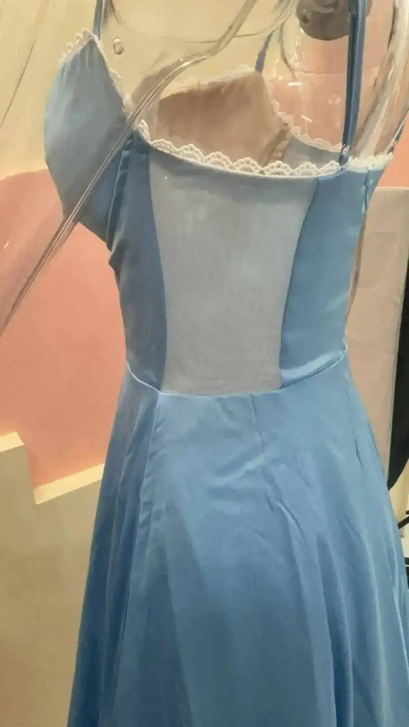 2026 Spring/summer High End Satin Strapless Heavy Industry French Waist Strap Sexy Hot Girl Medium Long Dress Women Elegant