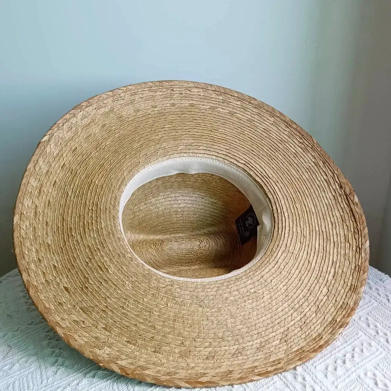 Raffia straw hat women's bohemian straw hat women's vacation sun hat beach summer vacation jazz hat Panama sun hat BAZAARHUBO