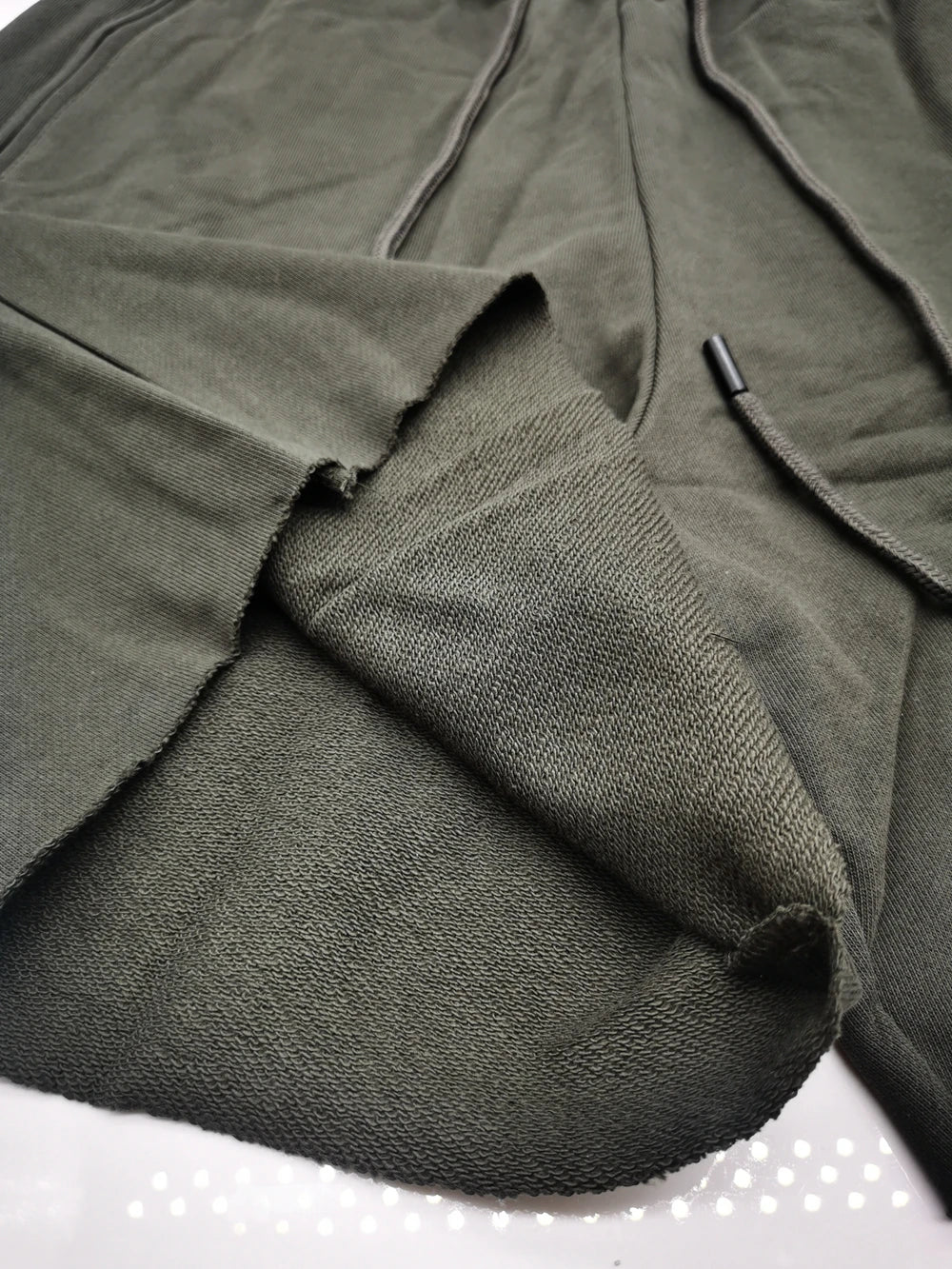 Men Cotton Shorts Thick 380g Bodybuilding Short Sweatpants Fitness Jogger Gym Men Kanye Grey West Shorts Black Zipper Pockets